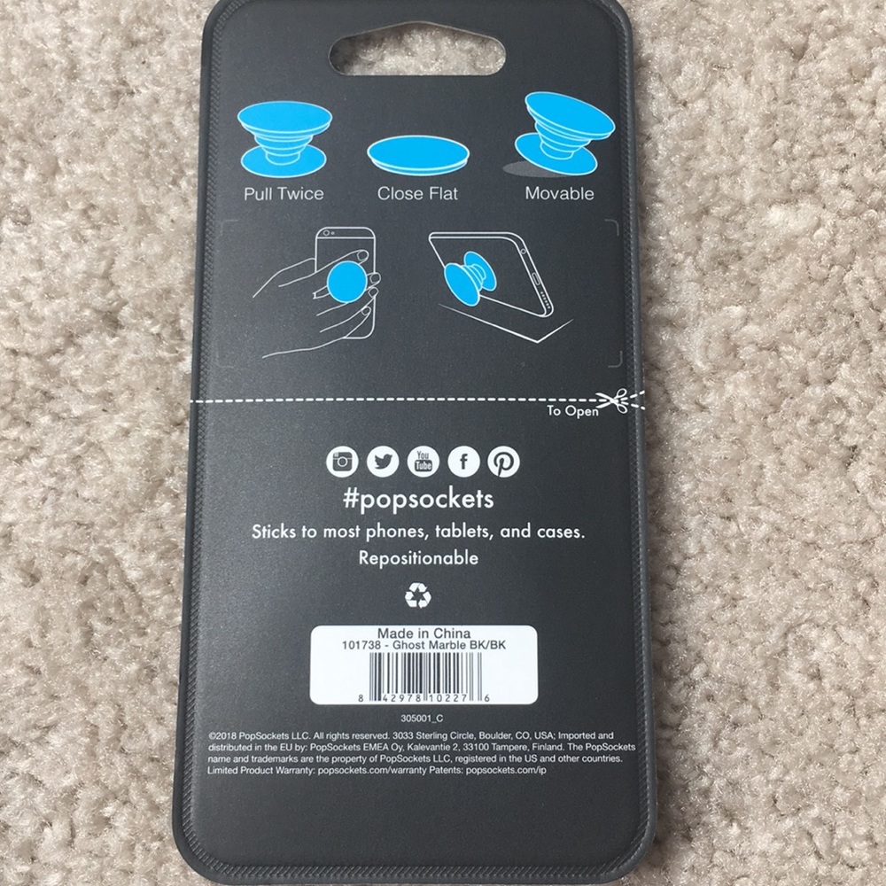 Pop socket Marble Design - Picture 2 of 2